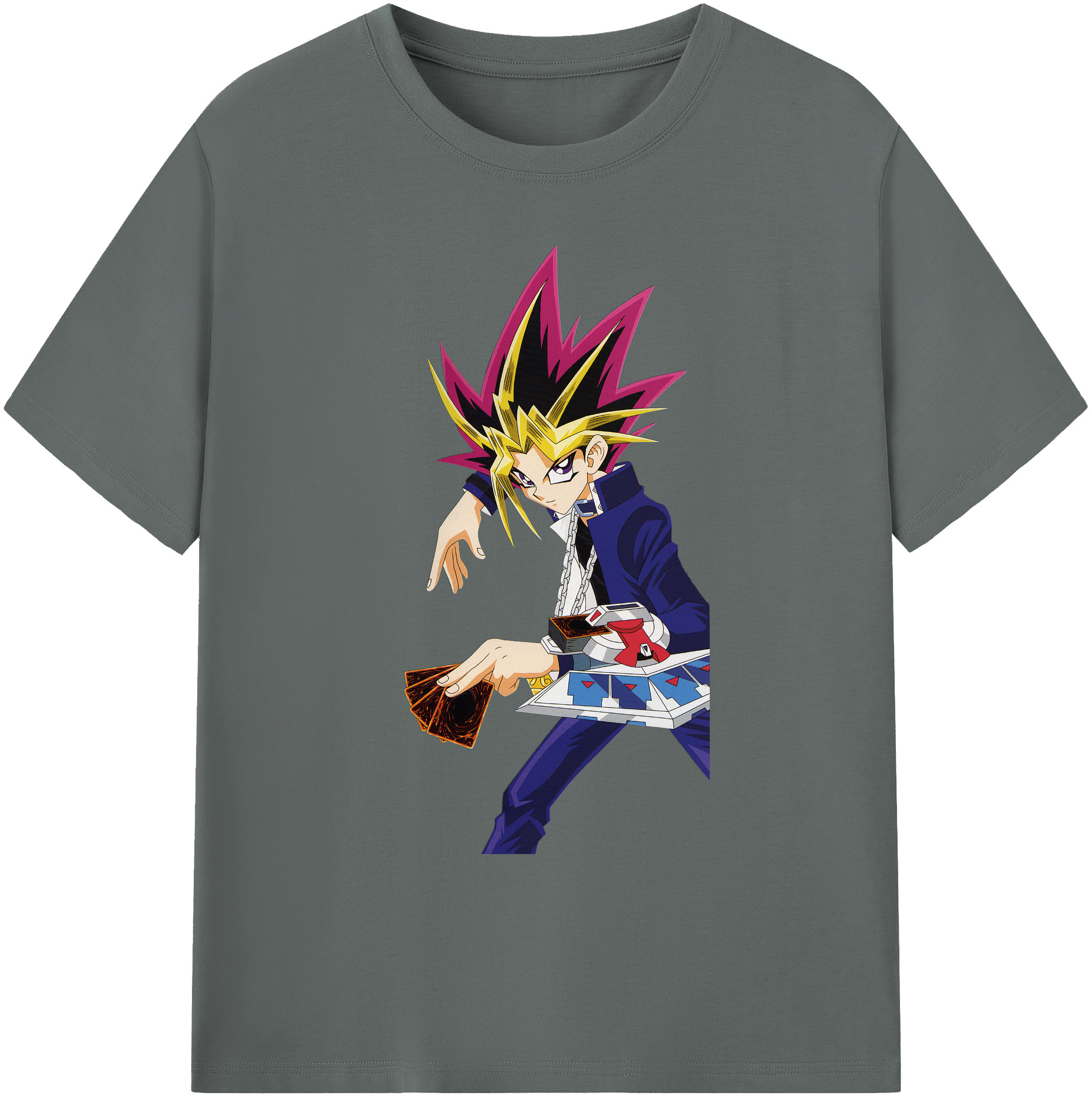 （画像用） 遊☆戯☆王 Yu-Gi-Oh! 綿100％ メンズ半袖Tシャツ｜肌触りやわらか＆通気性